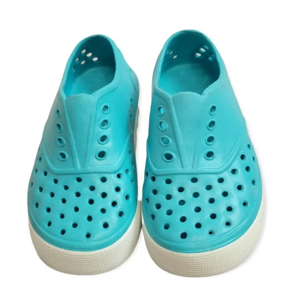 Turquoise Rubber sneakers 8